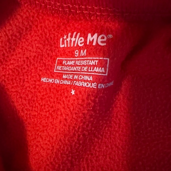 Little Me Baby's First Christmas Onesie Red Size 9M - Picture 2 of 3